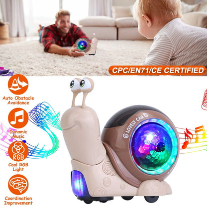 Infant Interaction Toy Automatic Obstacle Avoidance with Music - A-1 Thread Vault