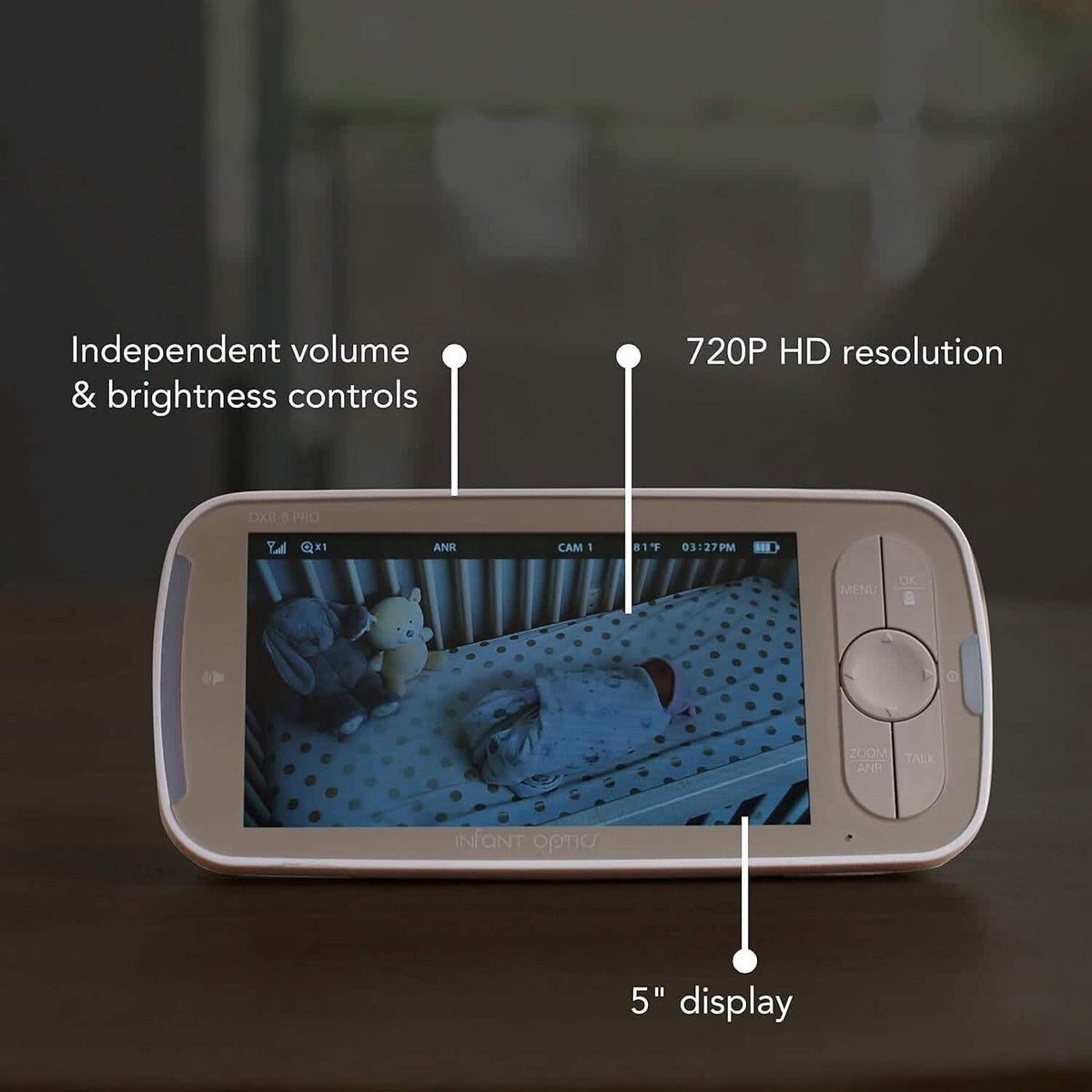 Infant Optics DXR-8 PRO Baby Monitor With 5" Screen HD 720p (Refurbished) - A-1 Thread Vault
