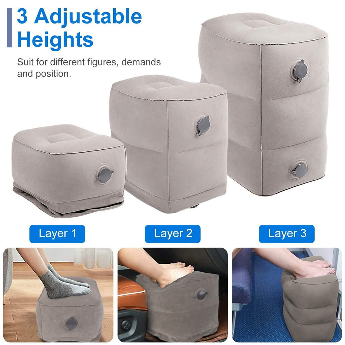 Inflatable Foot Rest with Air Bag - A-1 Thread Vault