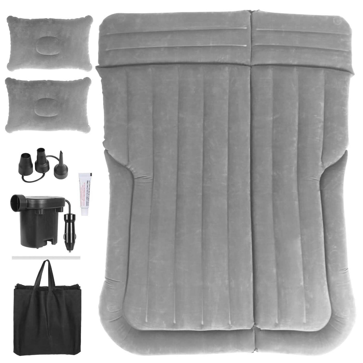 Inflatable SUV Air Mattress Thickened Camping Bed Cushion with Pillow - A-1 Thread Vault