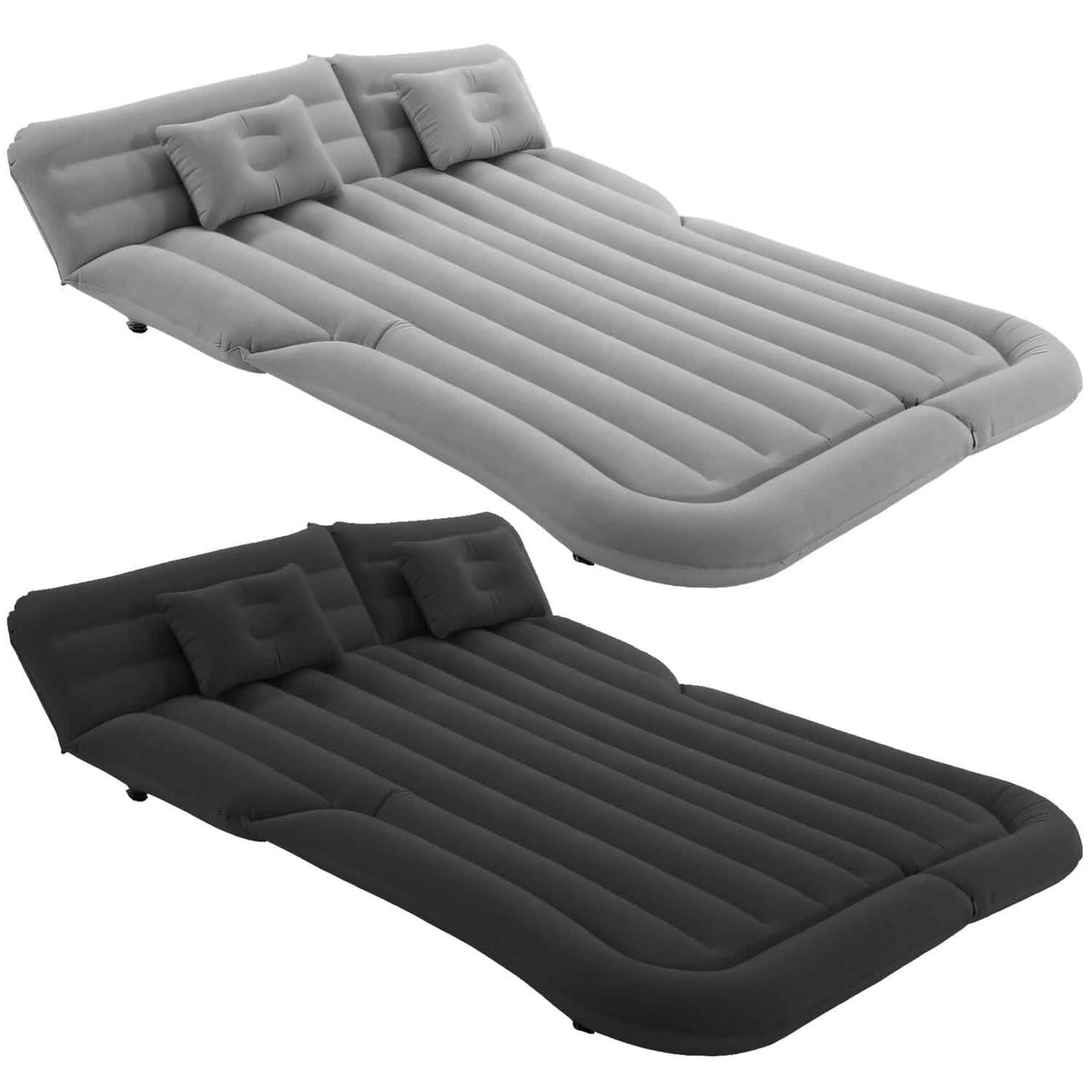 Inflatable SUV Air Mattress Thickened Camping Bed Cushion with Pillow - A-1 Thread Vault