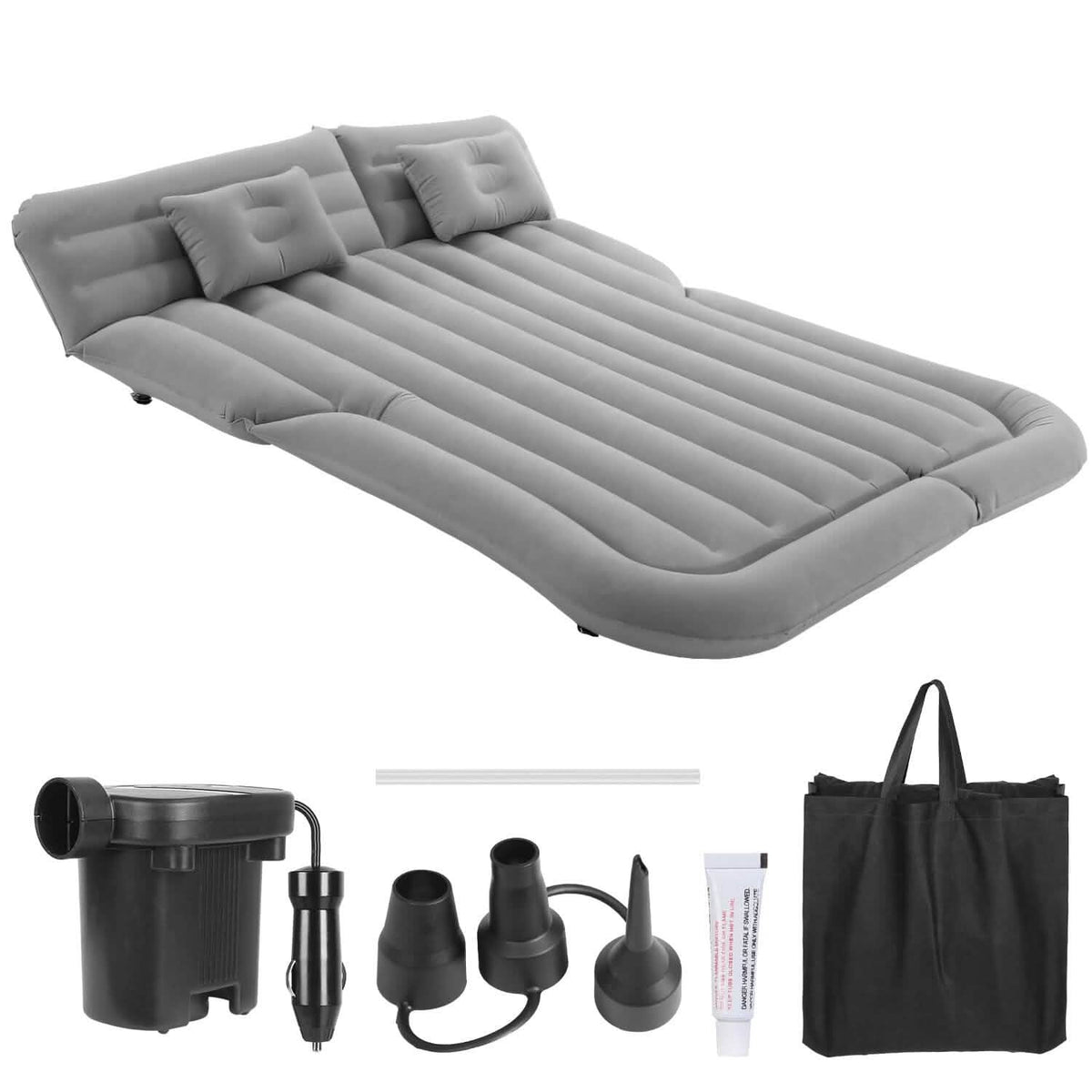 Inflatable SUV Air Mattress Thickened Camping Bed Cushion with Pillow - A-1 Thread Vault