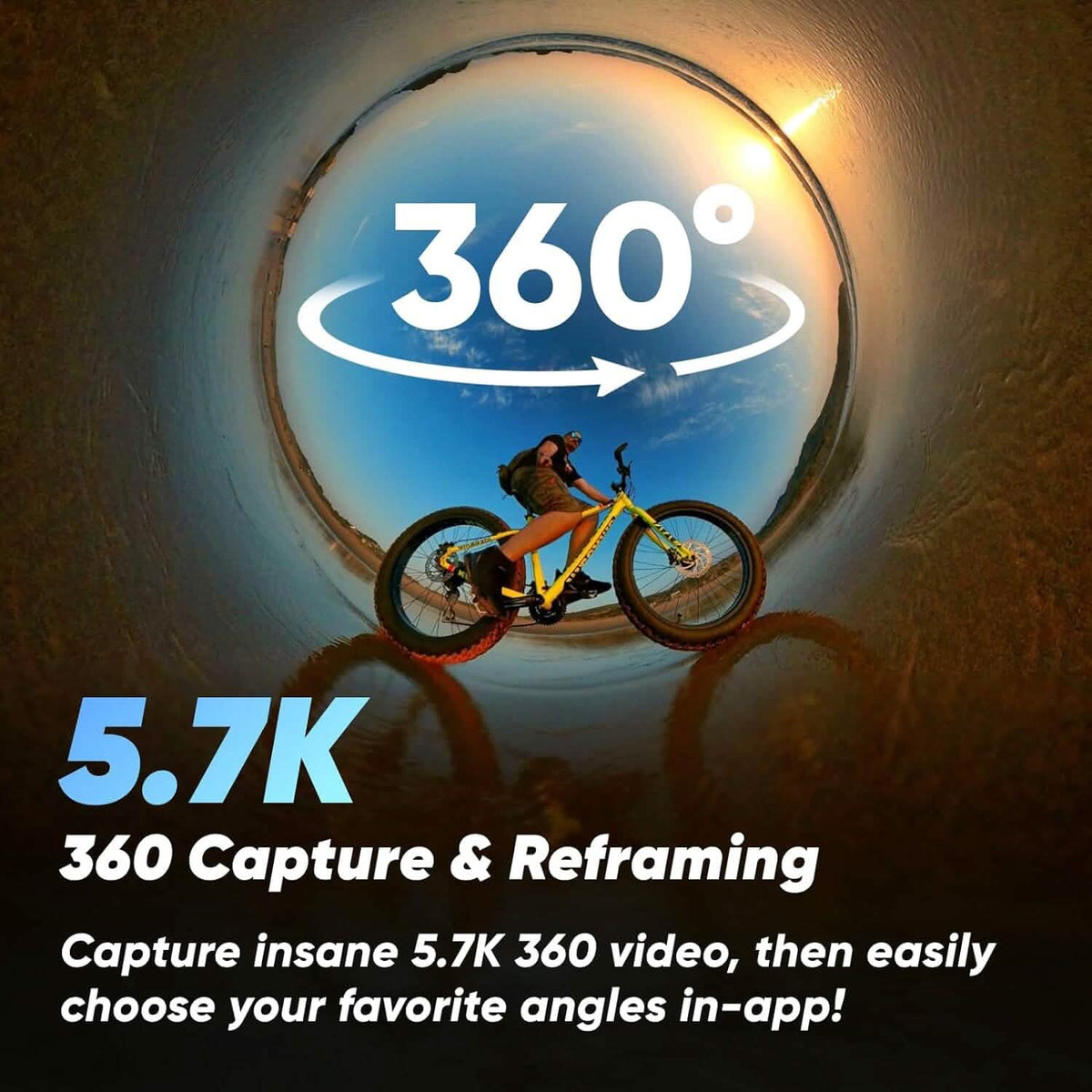 Insta360 X3 64GB Vlog Kit - 360 Action Camera with 5.7K 360, 4K Single-Lens Camera, Waterproof (Refurbished) - A-1 Thread Vault