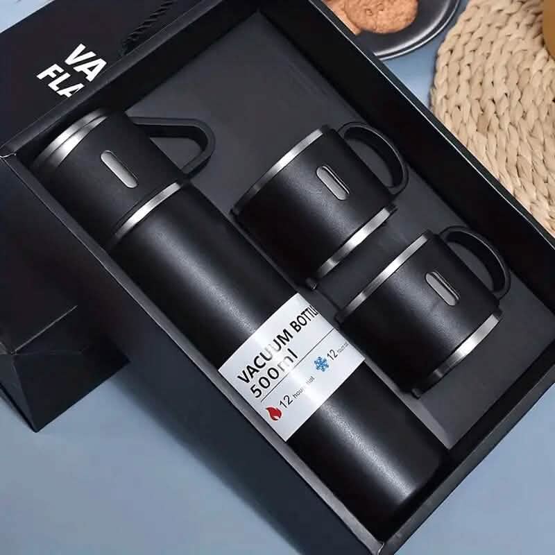 Insulated Stainless Steel Vacuum Flask Set - A-1 Thread Vault