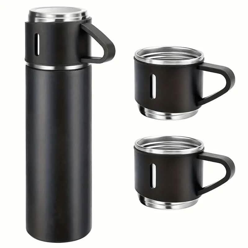 Insulated Stainless Steel Vacuum Flask Set - A-1 Thread Vault