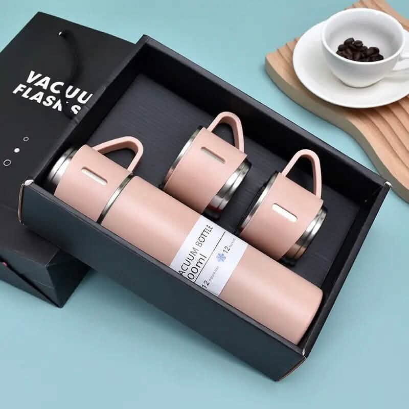 Insulated Stainless Steel Vacuum Flask Set - A-1 Thread Vault