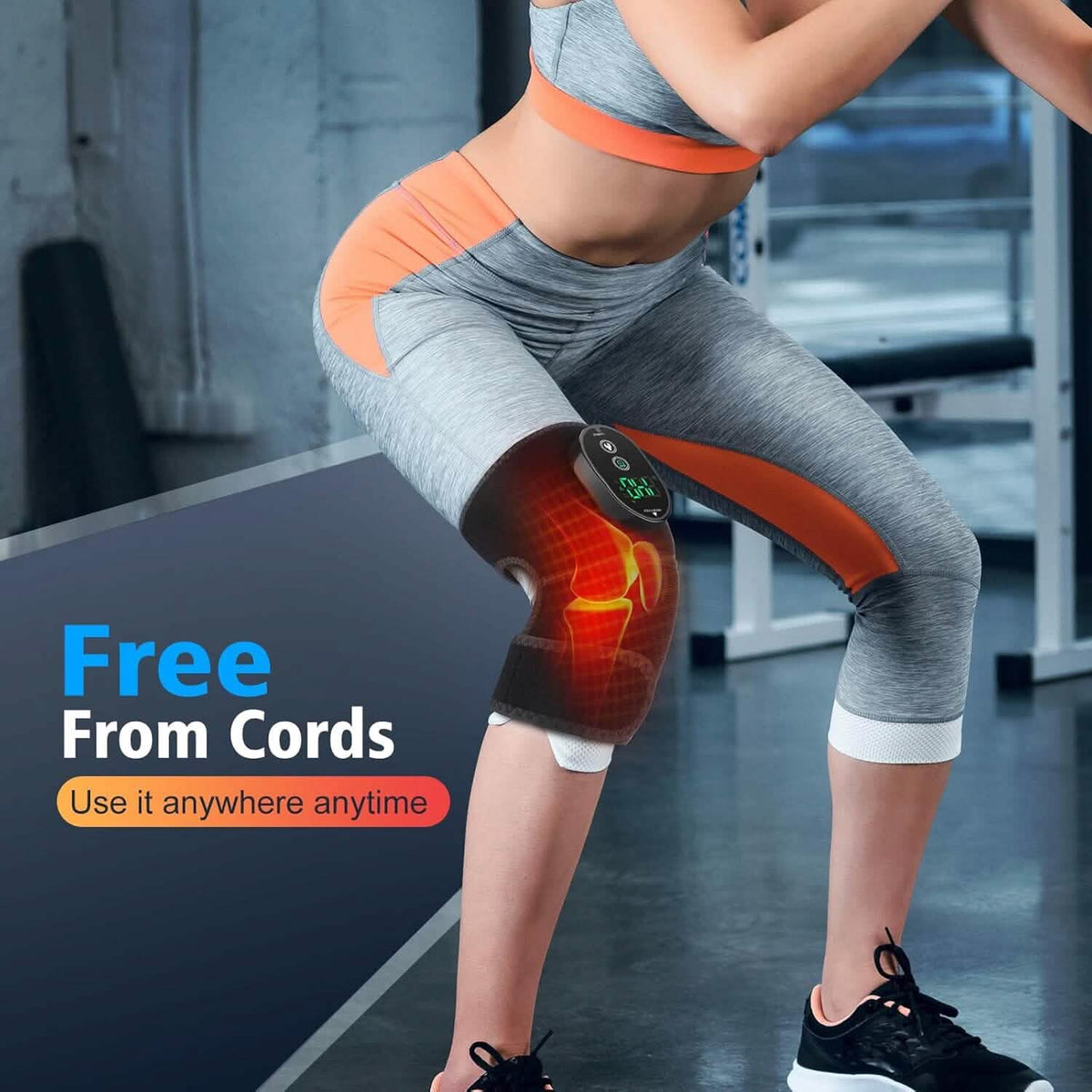 Intelligent Heat Therapy Cordless Knee Brace Wrap - A-1 Thread Vault