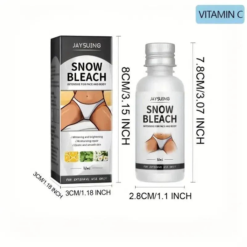 Intensive Brightening & Nourishing Skin Cream - Snow Bleach Whitening Formula for Underarms & Thighs - A-1 Thread Vault