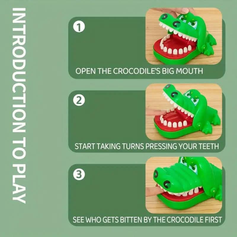 Interactive Crocodile Finger Biting Toy - A-1 Thread Vault