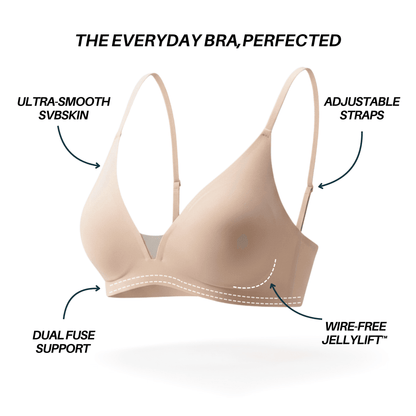 INVISIBLE JellyLift Bra - Seamless Wire-free - A-1 Thread Vault