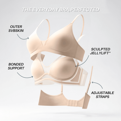 INVISIBLE JellyLift Bra - Seamless Wire-free - A-1 Thread Vault