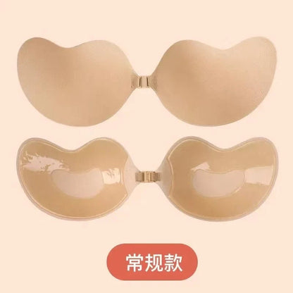 Invisible Push Up Bra for Women Backless Strapless Bra Seamless Front Closure Bralette Underwear Silicone Self-Adhesive Bra Pad - A-1 Thread Vault