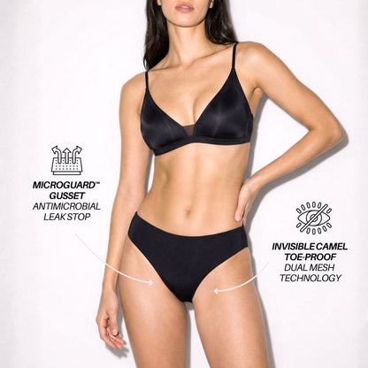 INVISIBLE Thong - Seamless Camel Toe-Proof - A-1 Thread Vault