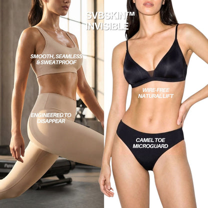 INVISIBLE Thong - Seamless Camel Toe-Proof - A-1 Thread Vault