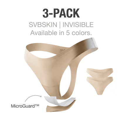 INVISIBLE Thong - Seamless Camel Toe-Proof - A-1 Thread Vault