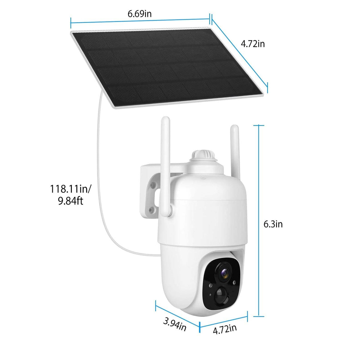IP65 Solar Wireless Security Camera - A-1 Thread Vault