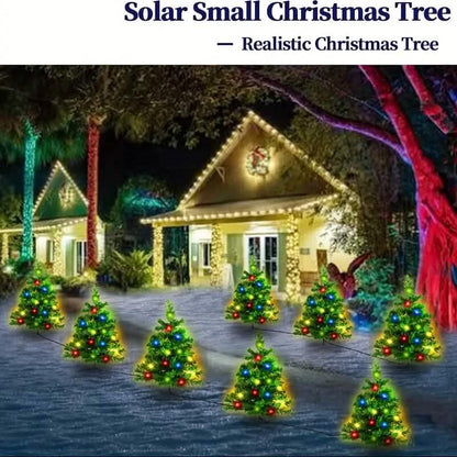 IP65 Waterproof Solar Powered Prelit Small Christmas Tree - A-1 Thread Vault