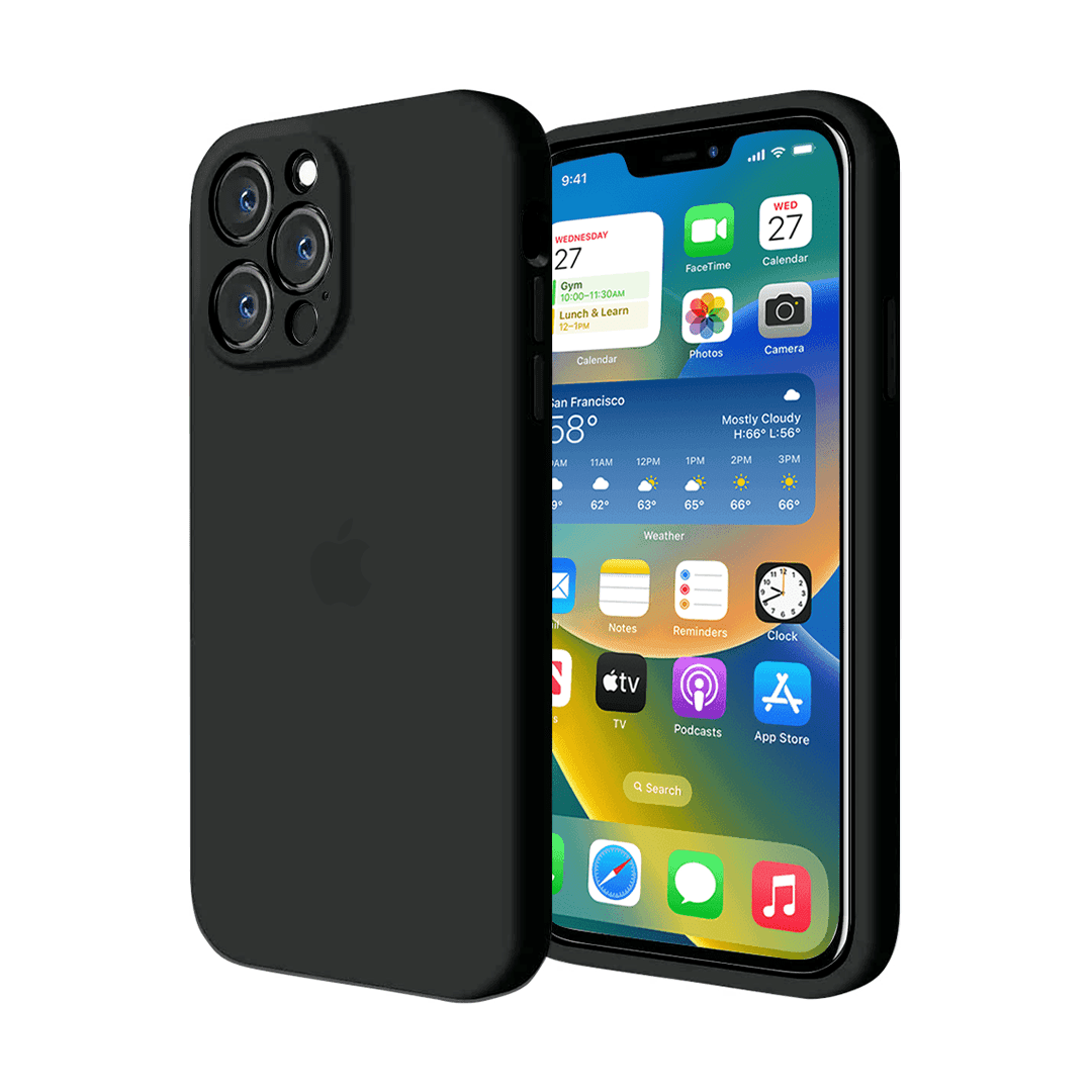 iPhone Camera Protection Silicone Case (Black) - A-1 Thread Vault
