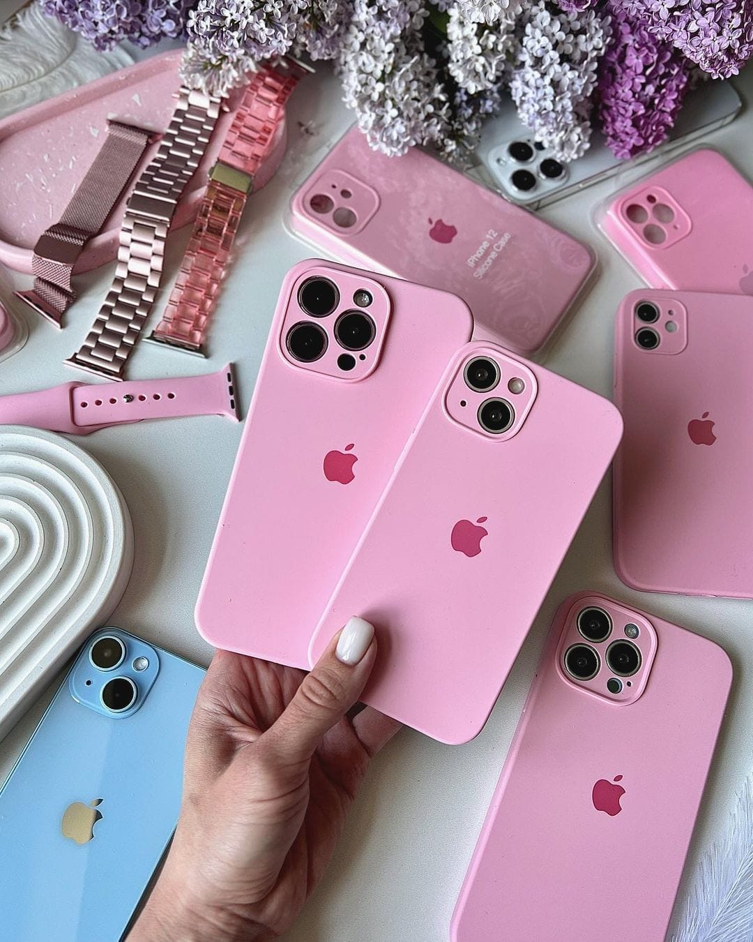 iPhone Camera Protection Silicone Case (Candy Pink) - A-1 Thread Vault