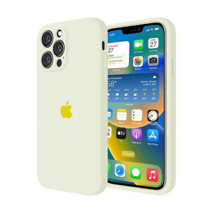 iPhone Camera Protection Silicone Case (Creamy Yellow) - A-1 Thread Vault