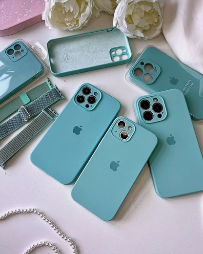 iPhone Camera Protection Silicone Case (Glacier Blue) - A-1 Thread Vault