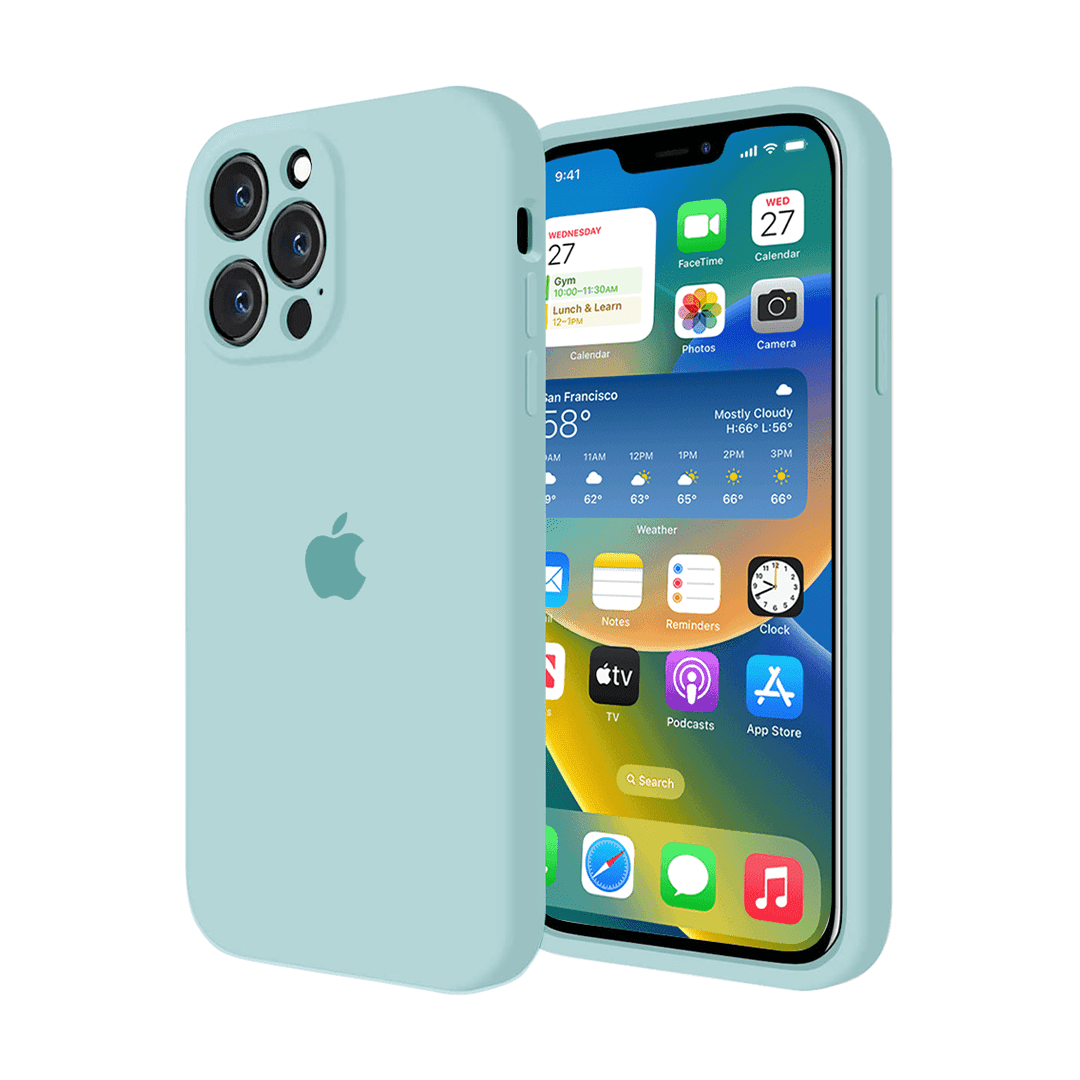 iPhone Camera Protection Silicone Case (Glacier Blue) - A-1 Thread Vault