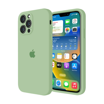 iPhone Camera Protection Silicone Case (Matcha Green) - A-1 Thread Vault