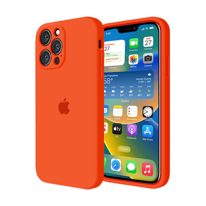 iPhone Camera Protection Silicone Case (Orange) - A-1 Thread Vault
