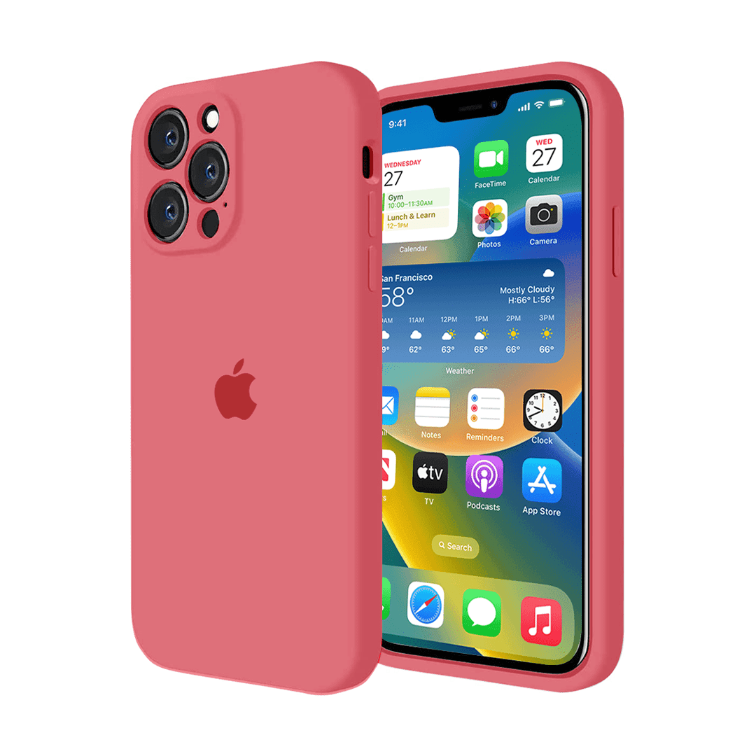 iPhone Camera Protection Silicone Case (Pink Citrus) - A-1 Thread Vault