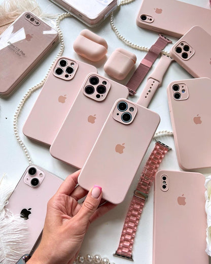 iPhone Camera Protection Silicone Case (Pink Sand) - A-1 Thread Vault