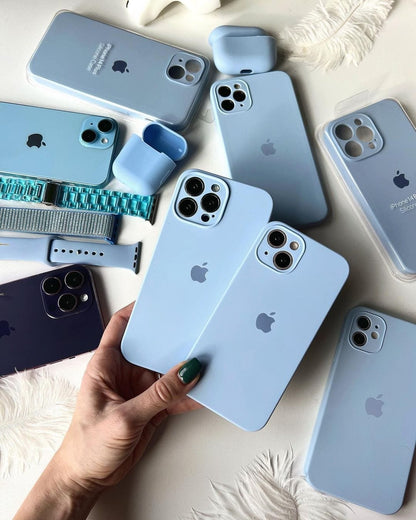 iPhone Camera Protection Silicone Case (Sky Blue) - A-1 Thread Vault