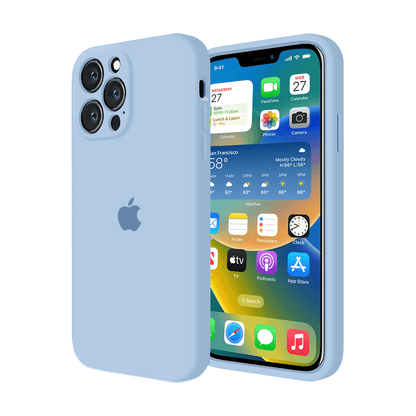 iPhone Camera Protection Silicone Case (Sky Blue) - A-1 Thread Vault