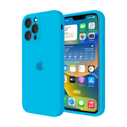 iPhone Camera Protection Silicone Case (Surf Blue) - A-1 Thread Vault