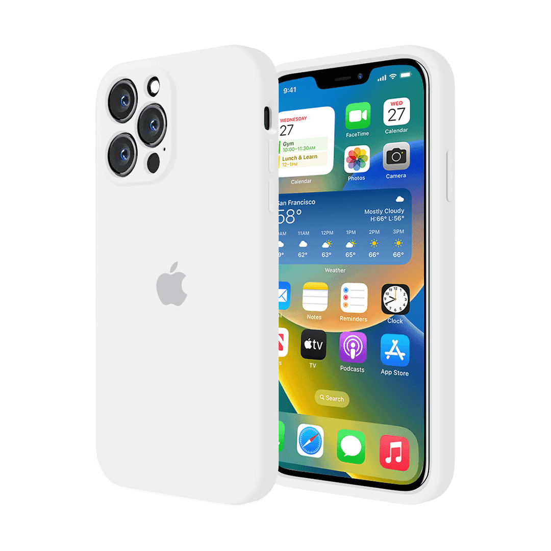 iPhone Camera Protection Silicone Case (White) - A-1 Thread Vault
