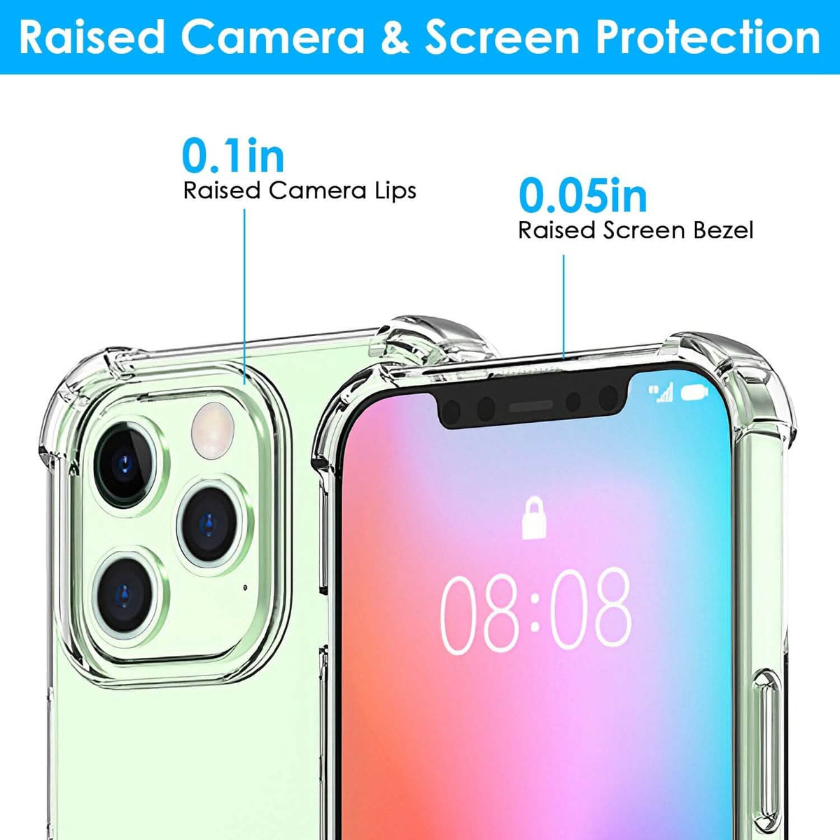 iPhone Shockproof Clear Phone Case Soft TPU - A-1 Thread Vault