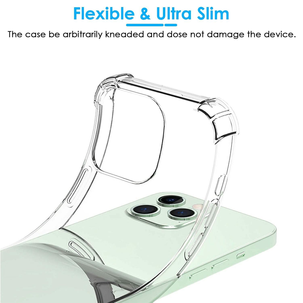 iPhone Shockproof Clear Phone Case Soft TPU - A-1 Thread Vault