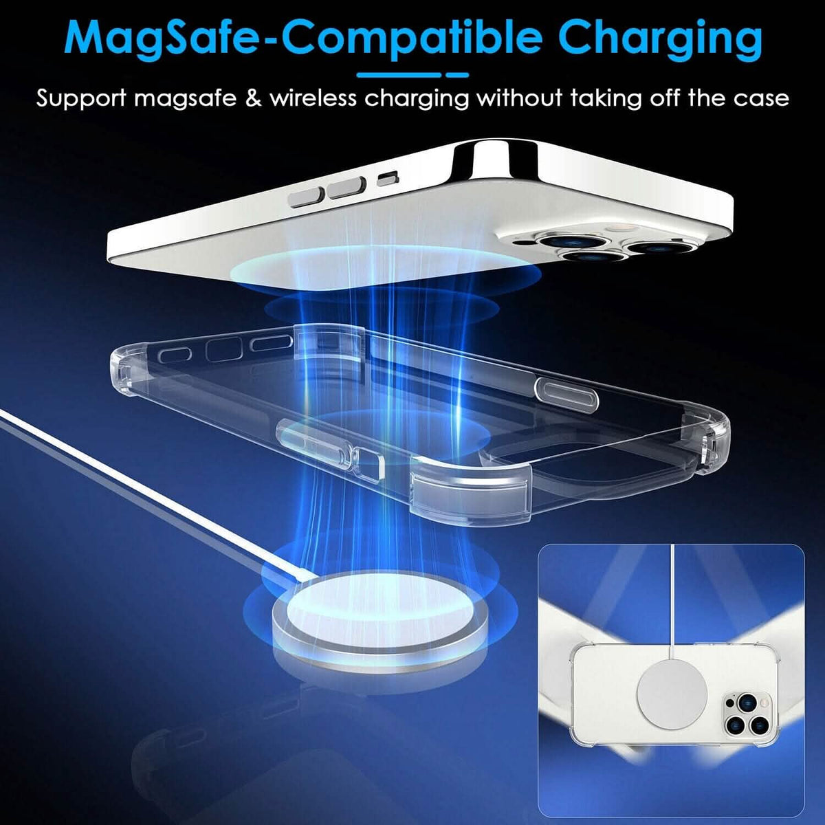 iPhone Shockproof Clear Phone Case Soft TPU - A-1 Thread Vault