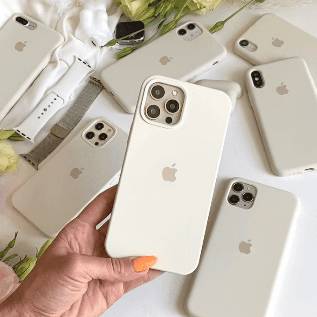 iPhone Silicone Case (Antique White) - A-1 Thread Vault