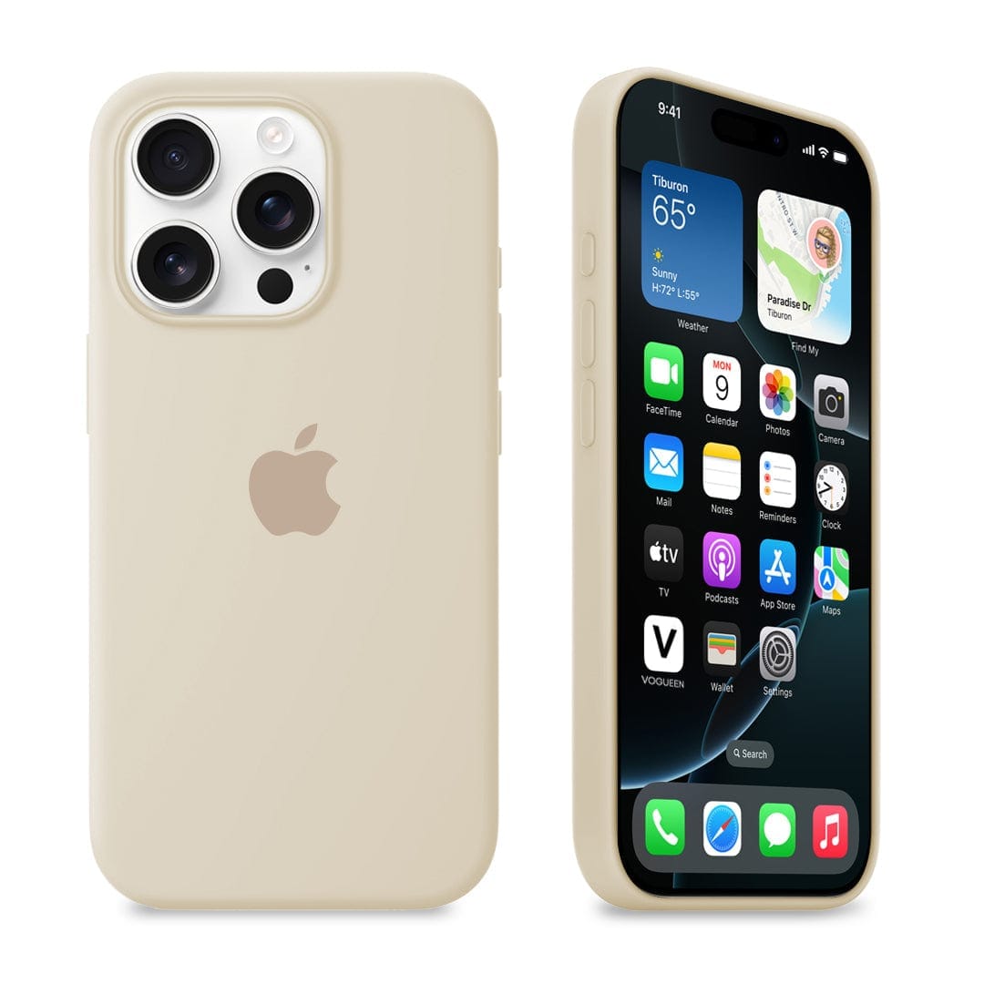 iPhone Silicone Case (Antique White) - A-1 Thread Vault