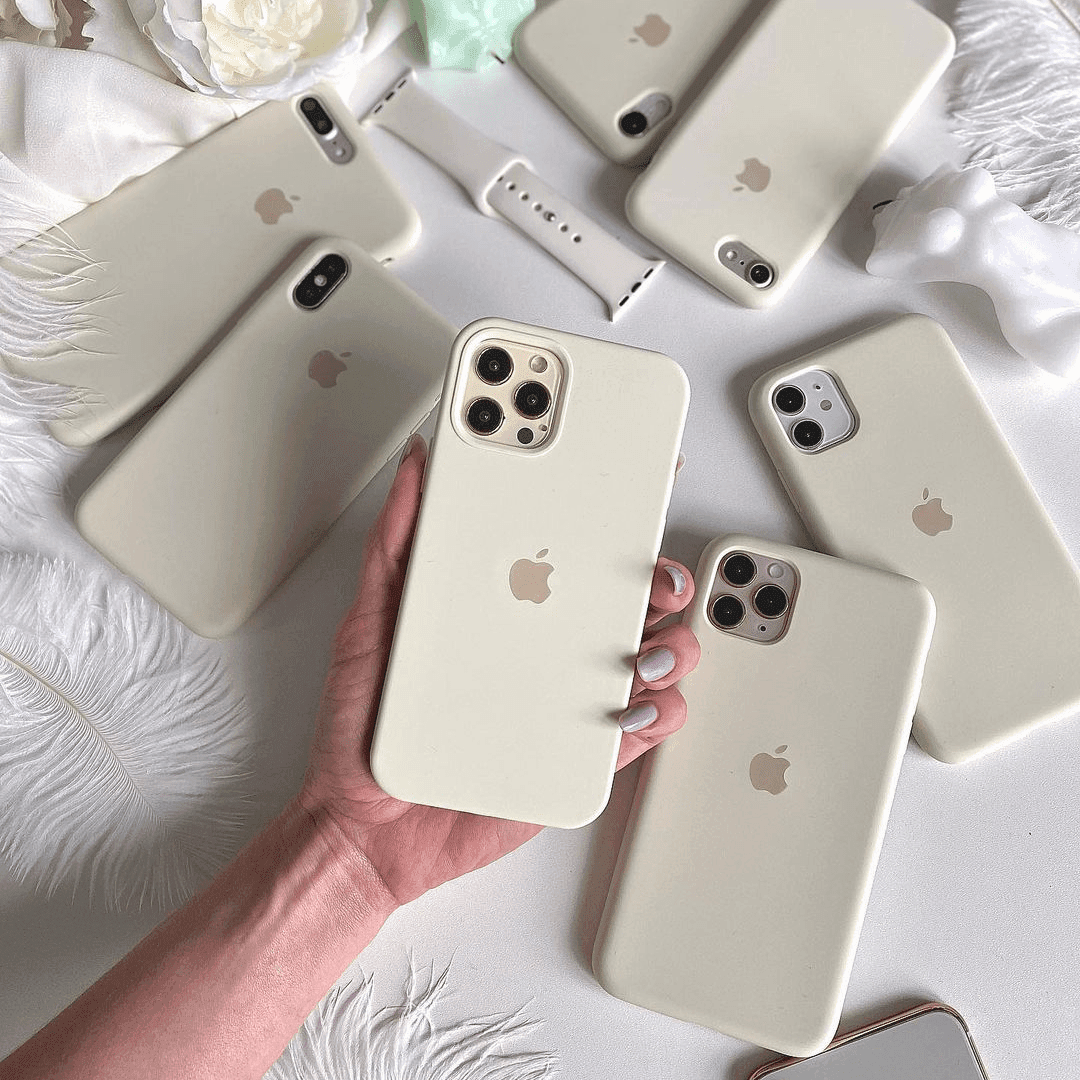 iPhone Silicone Case (Antique White) - A-1 Thread Vault