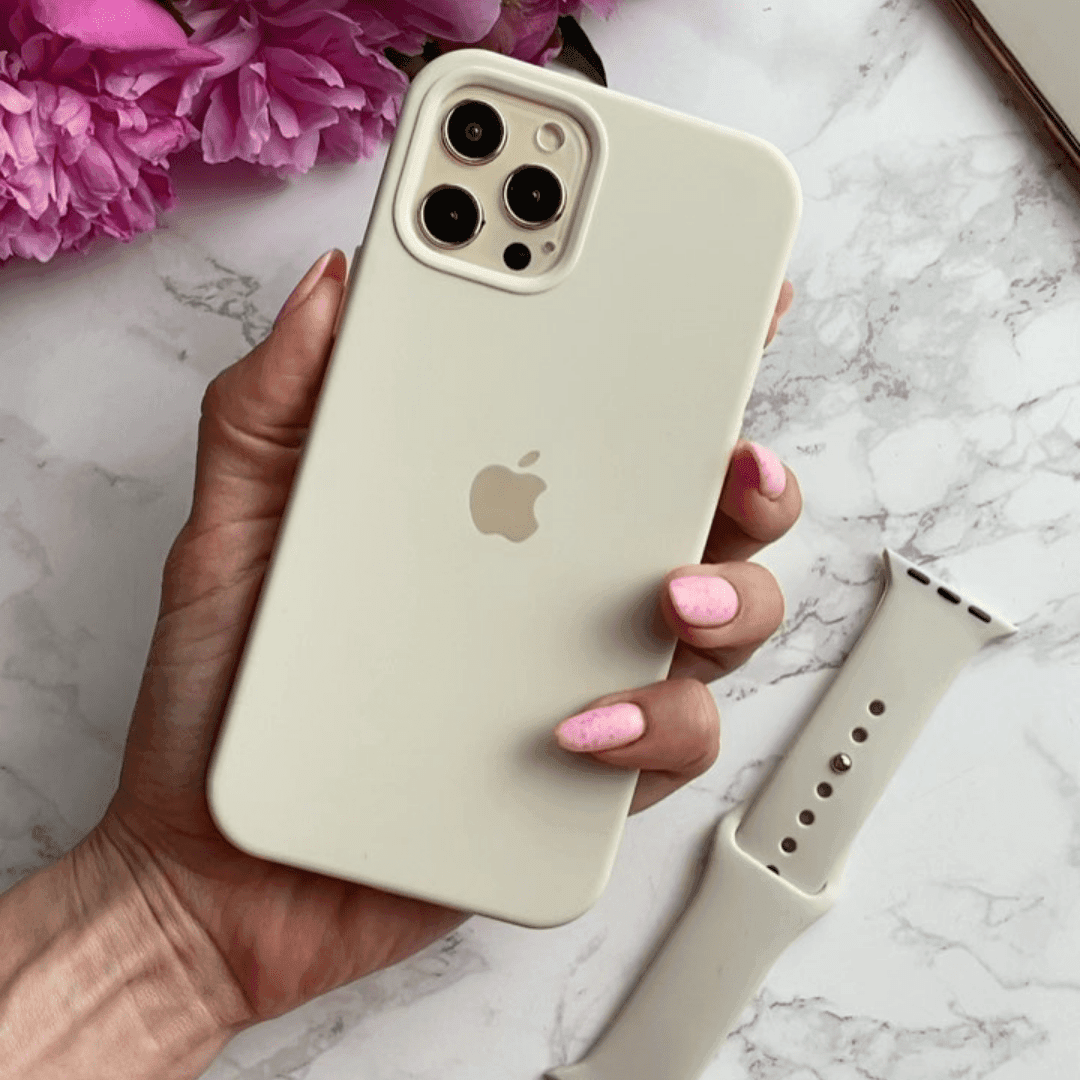 iPhone Silicone Case (Antique White) - A-1 Thread Vault