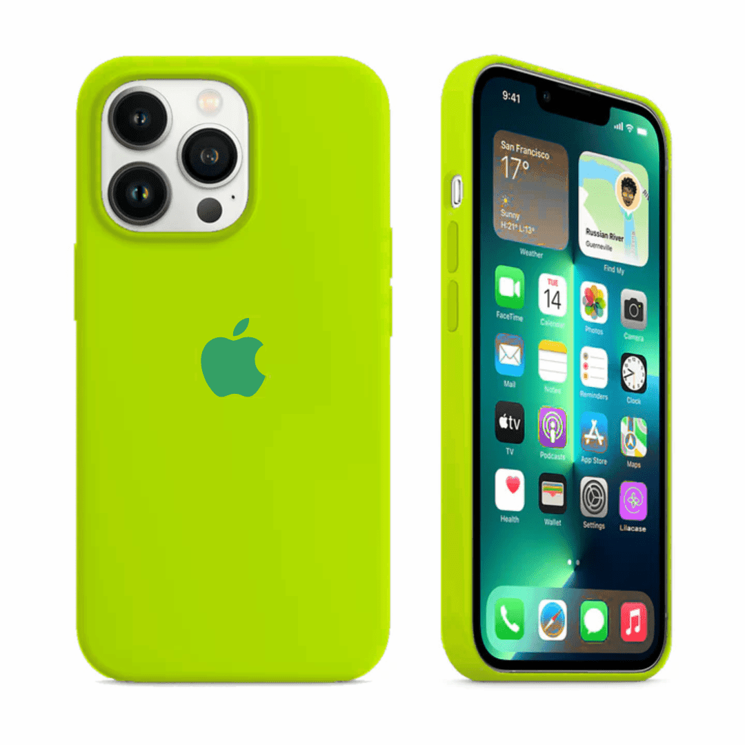 iPhone Silicone Case (Fluorescent Green) - A-1 Thread Vault