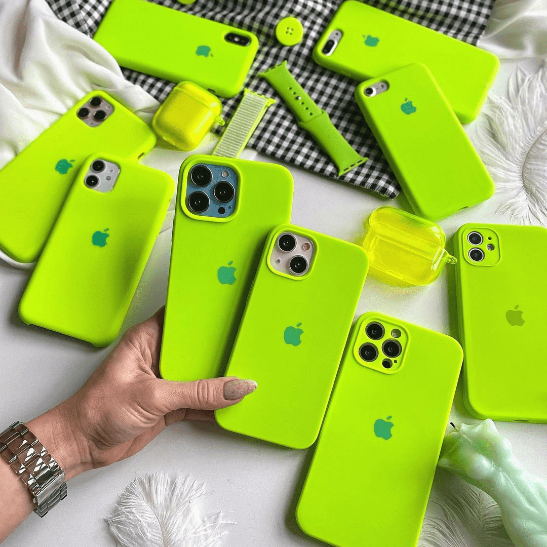 iPhone Silicone Case (Fluorescent Green) - A-1 Thread Vault