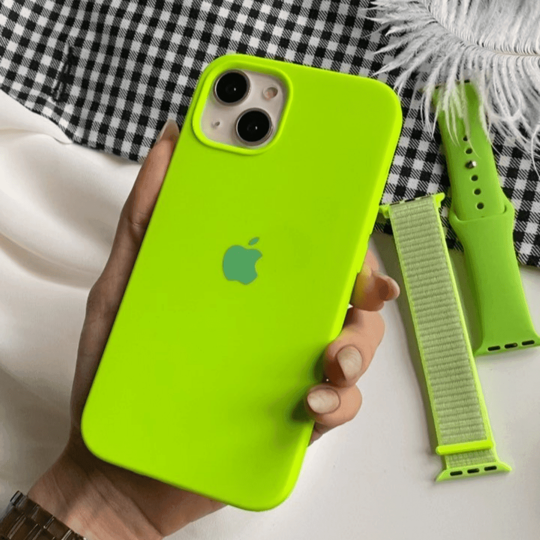 iPhone Silicone Case (Fluorescent Green) - A-1 Thread Vault