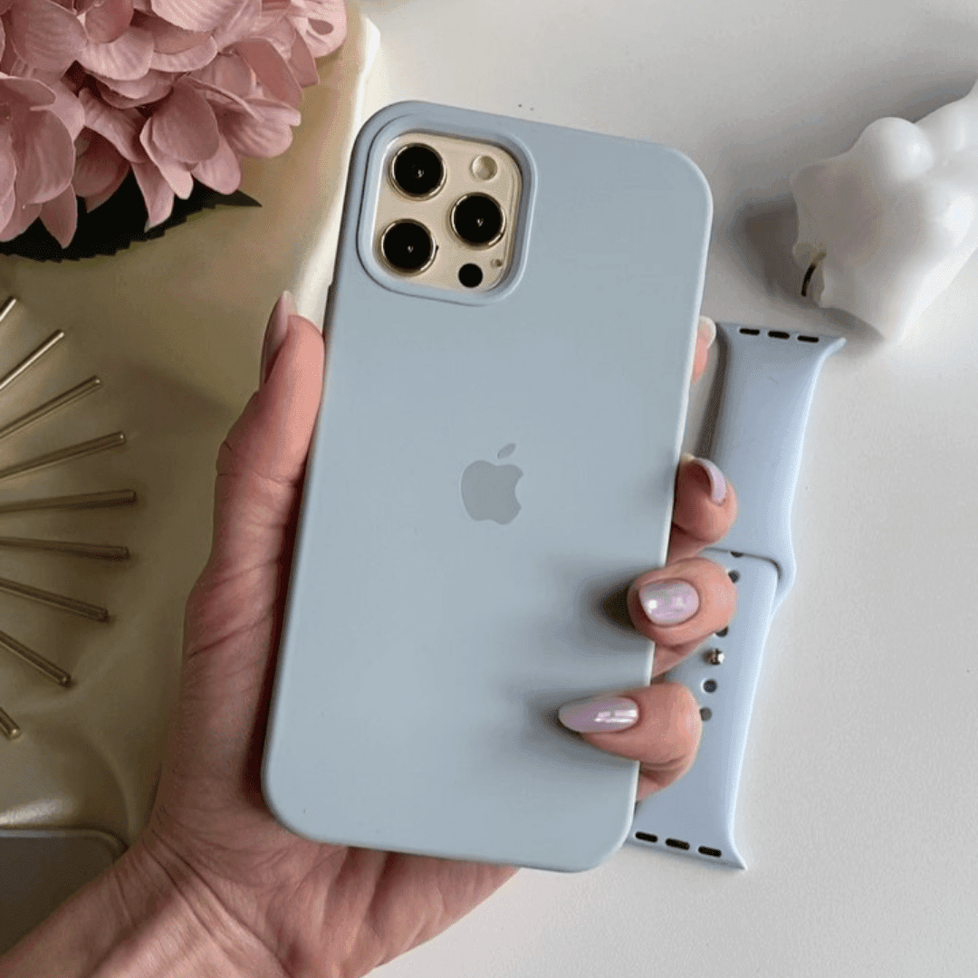 iPhone Silicone Case (Grey Blue) - A-1 Thread Vault