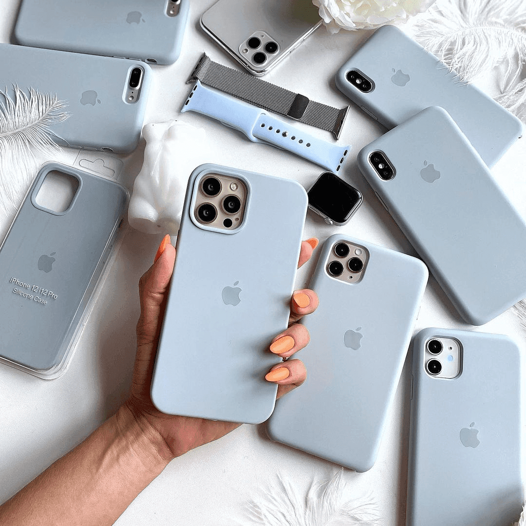 iPhone Silicone Case (Grey Blue) - A-1 Thread Vault