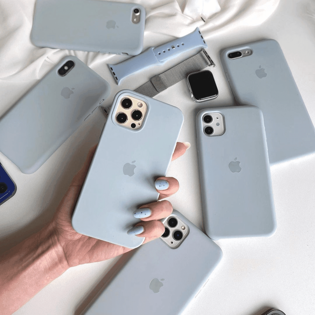 iPhone Silicone Case (Grey Blue) - A-1 Thread Vault