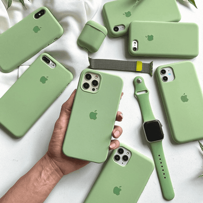 iPhone Silicone Case (Matcha Green) - A-1 Thread Vault