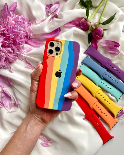 iPhone Silicone Case (Rainbow) - A-1 Thread Vault