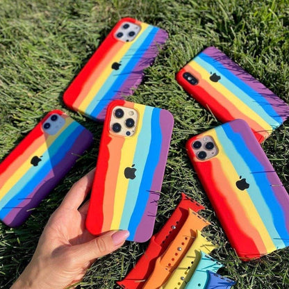 iPhone Silicone Case (Rainbow) - A-1 Thread Vault
